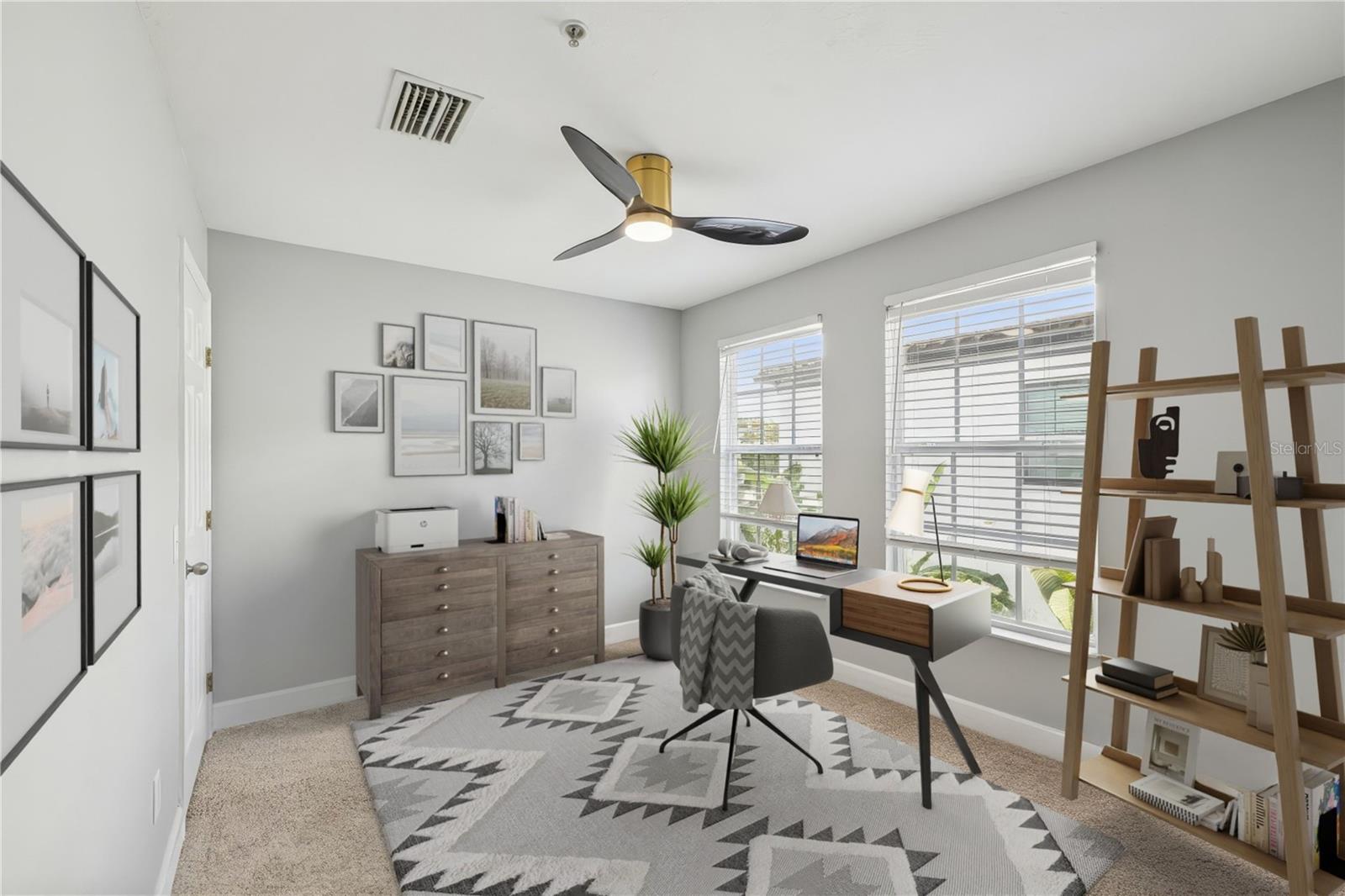 Upstairs Office/3rd Bedroom