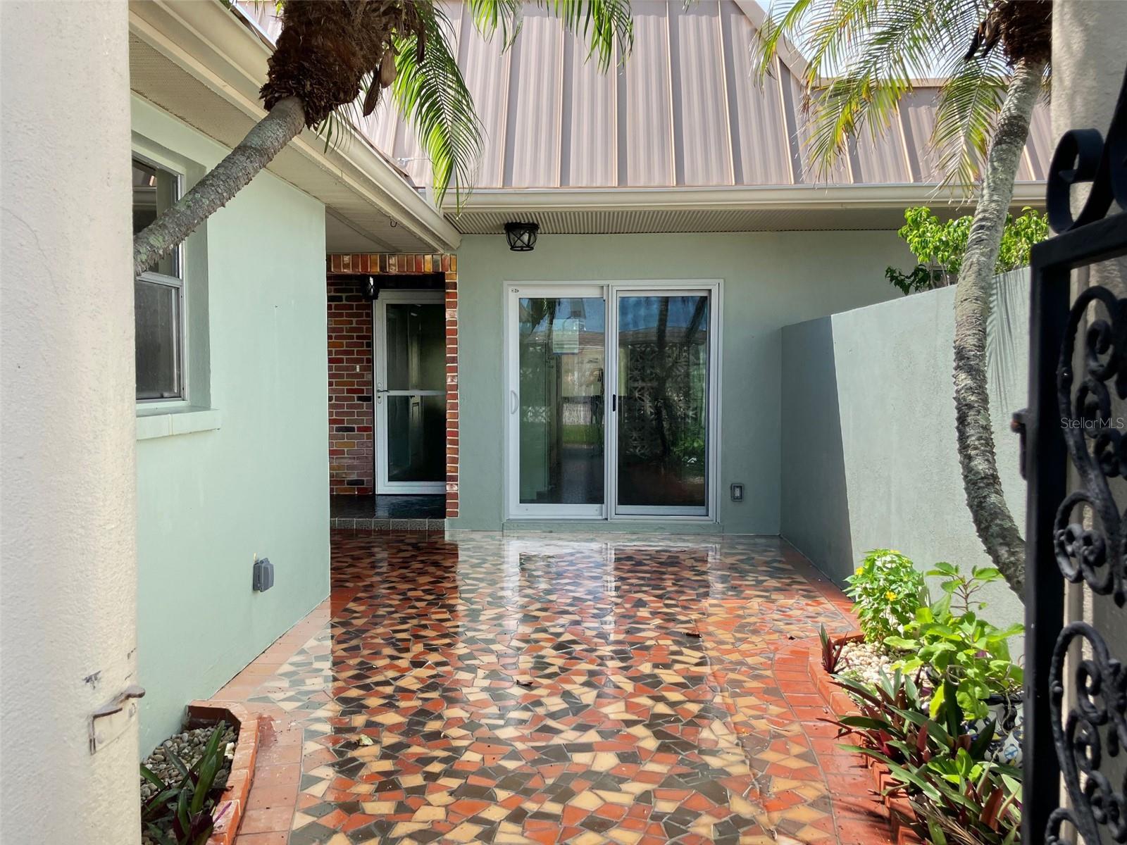 Courtyard entry