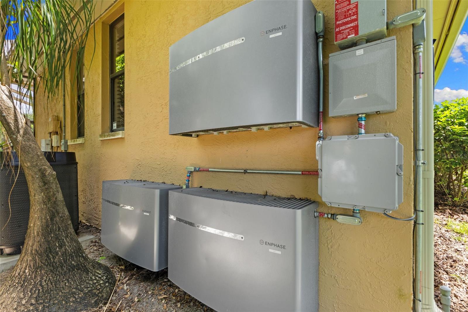 These are the 3 45KW Battery Bach Up Panels for the Solar Panel System