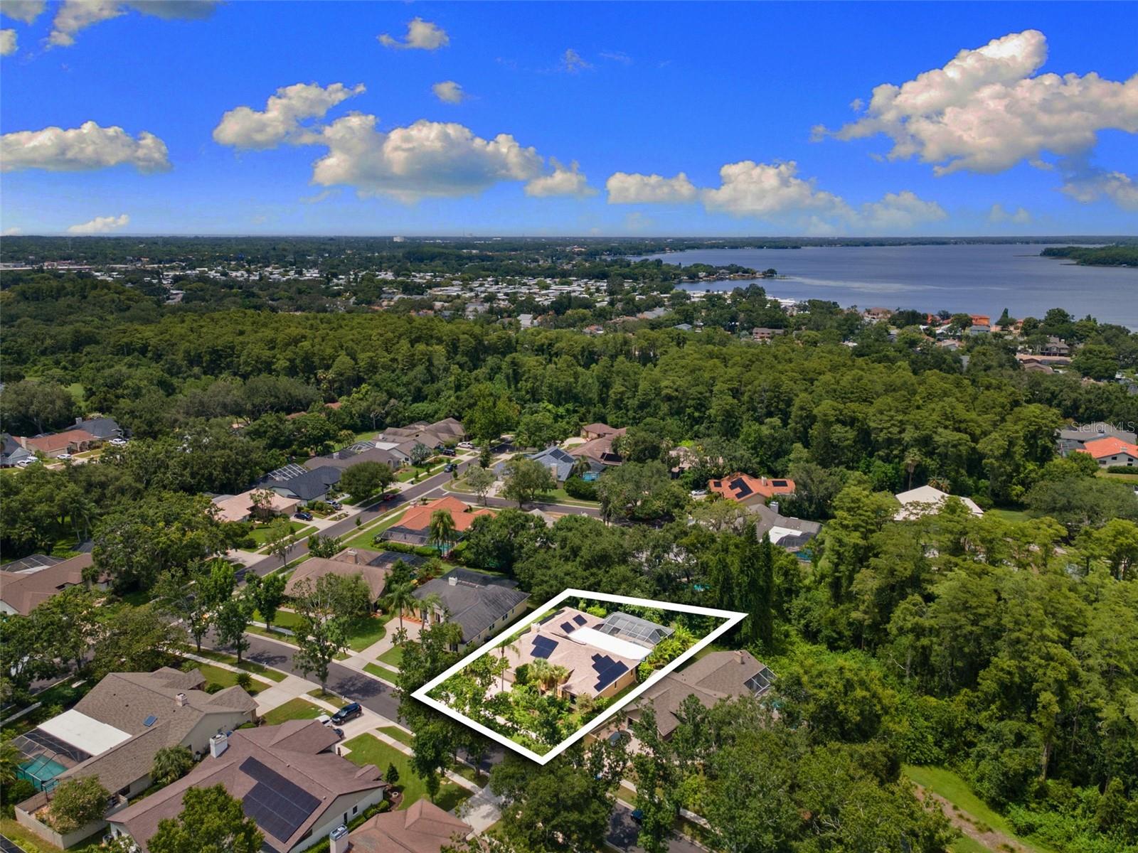 Drone View of Lot