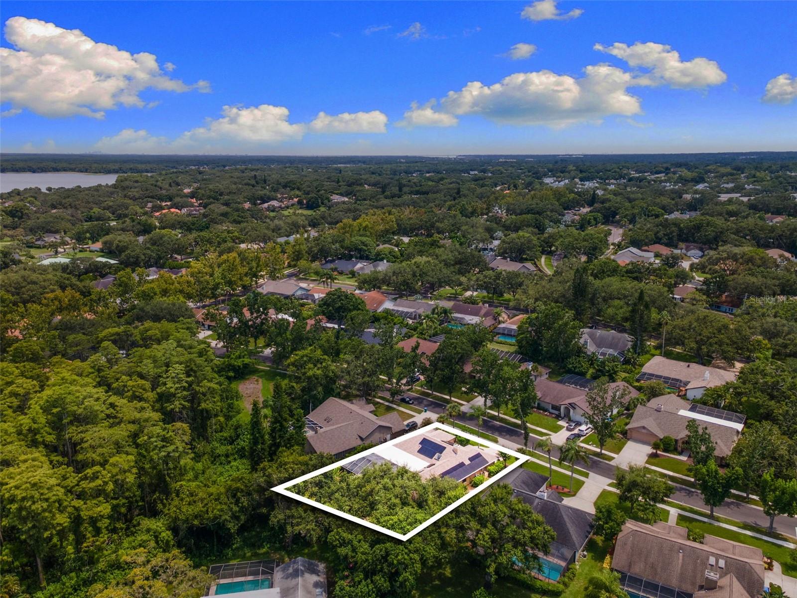 Drone View of Lot
