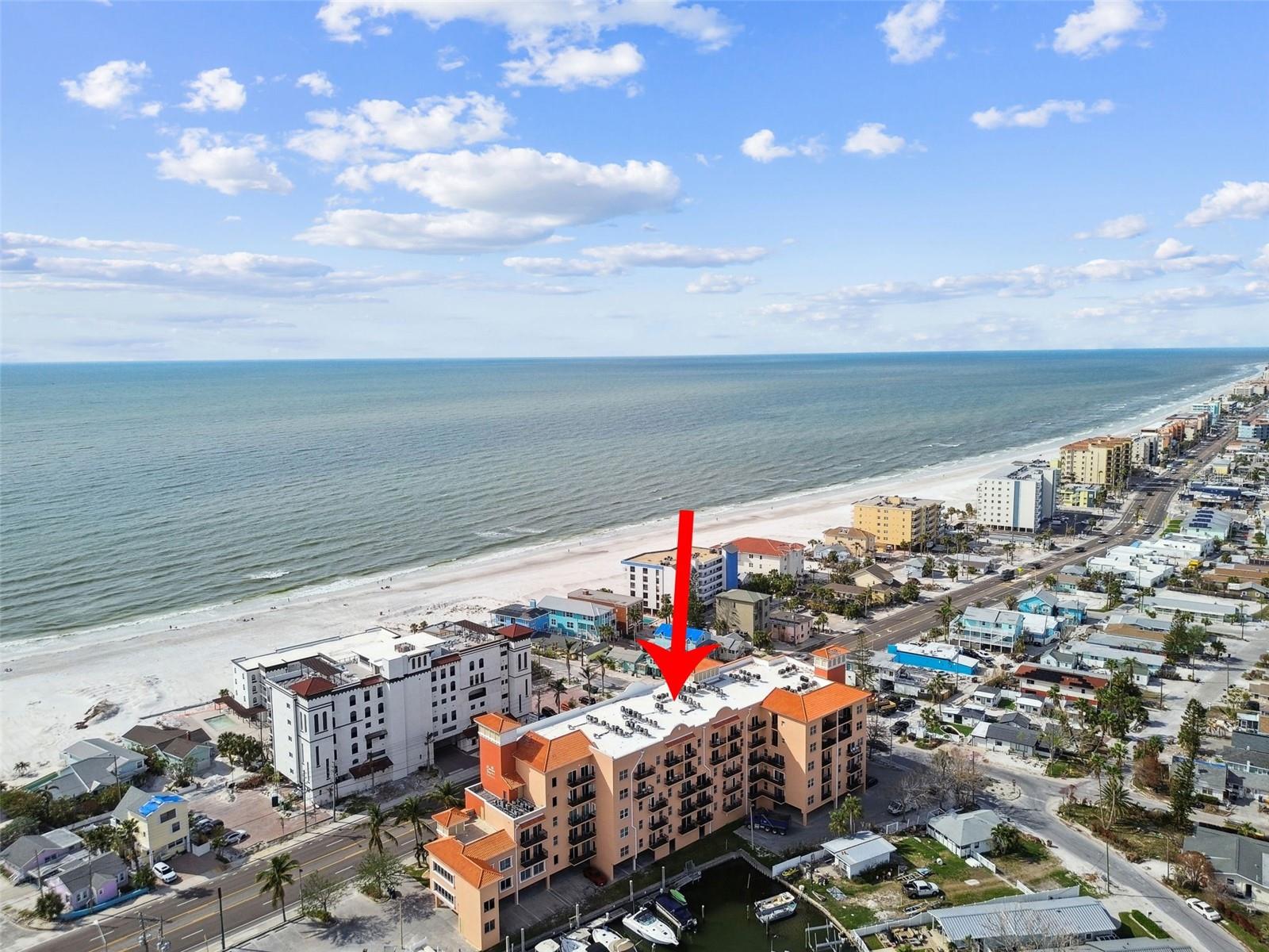 AERIAL OF THE WATERFRONT