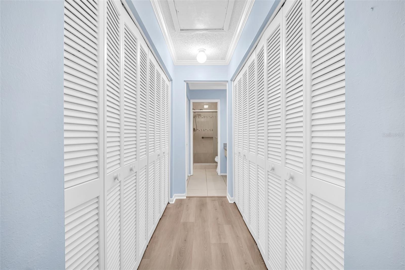 Abundant amount of closet space conveniently located between master & en-suite~