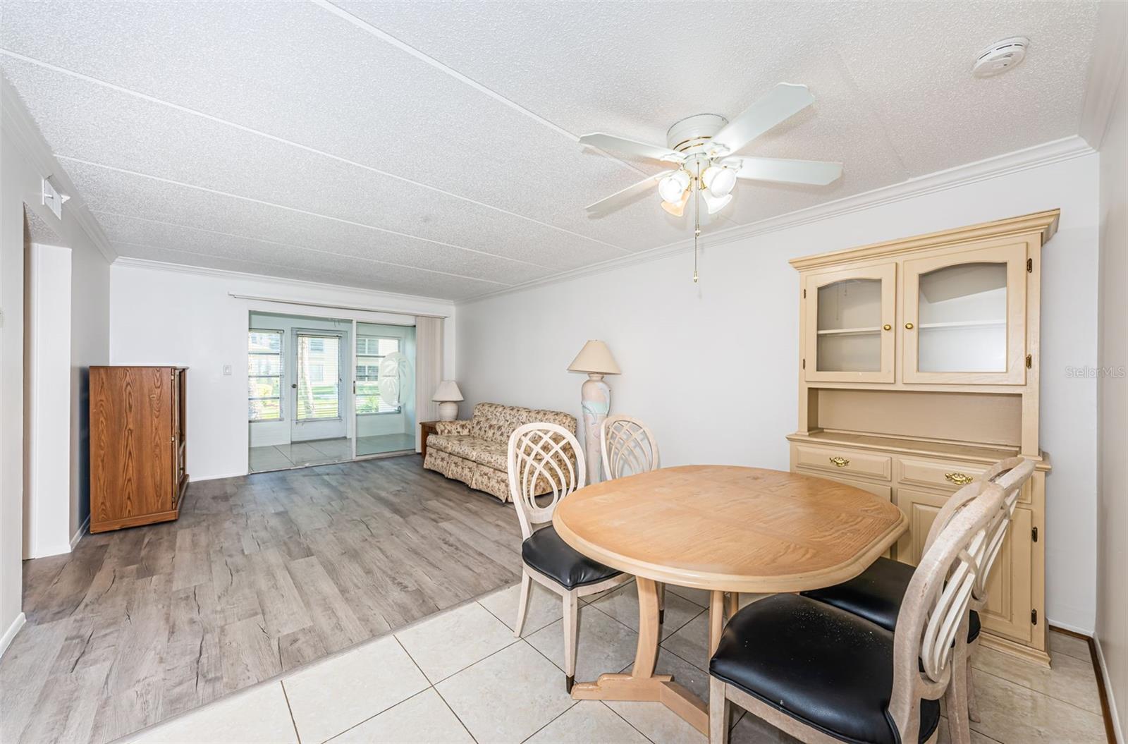 Dining Area + Living Room