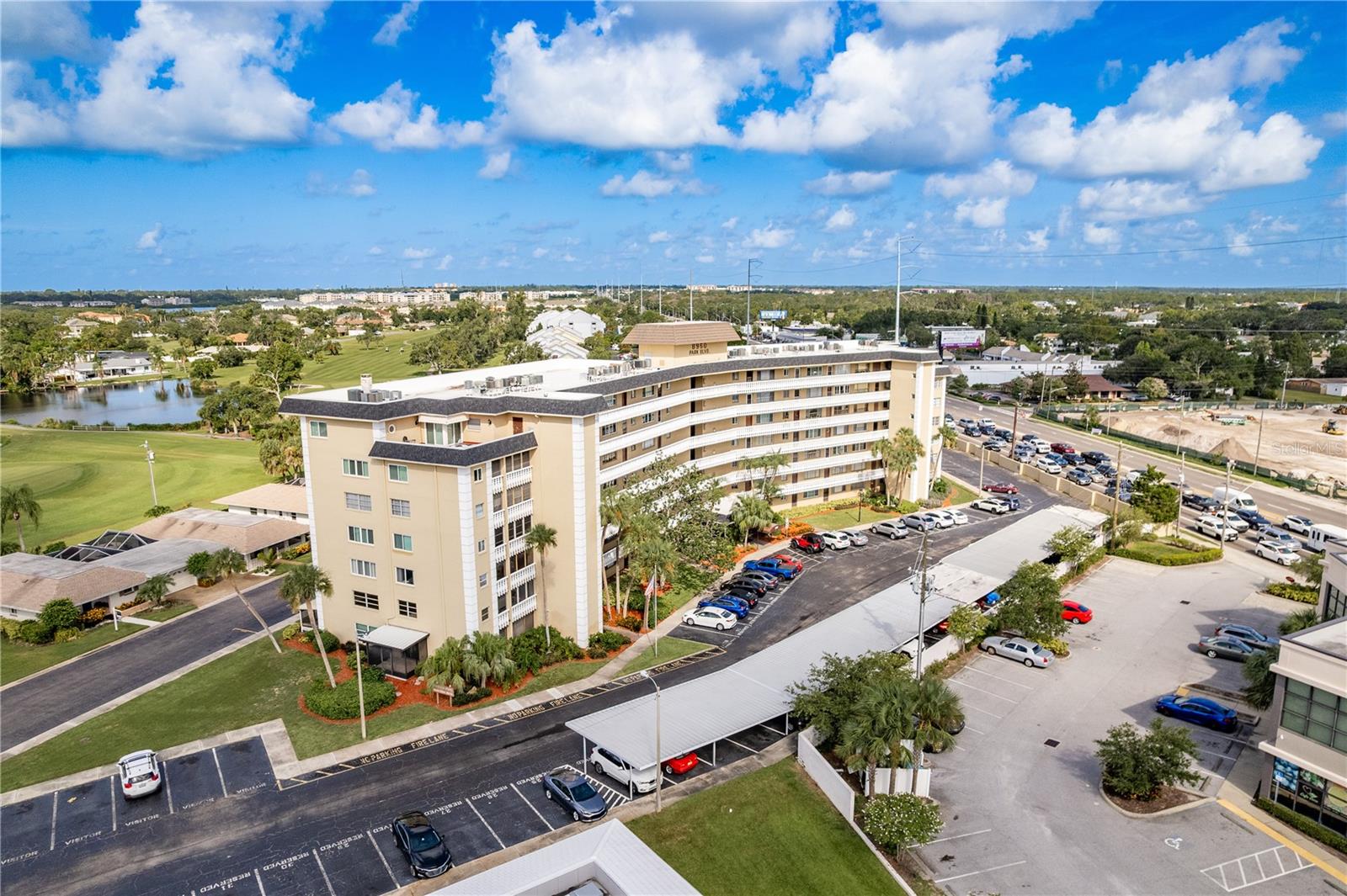Aerial Front of Building