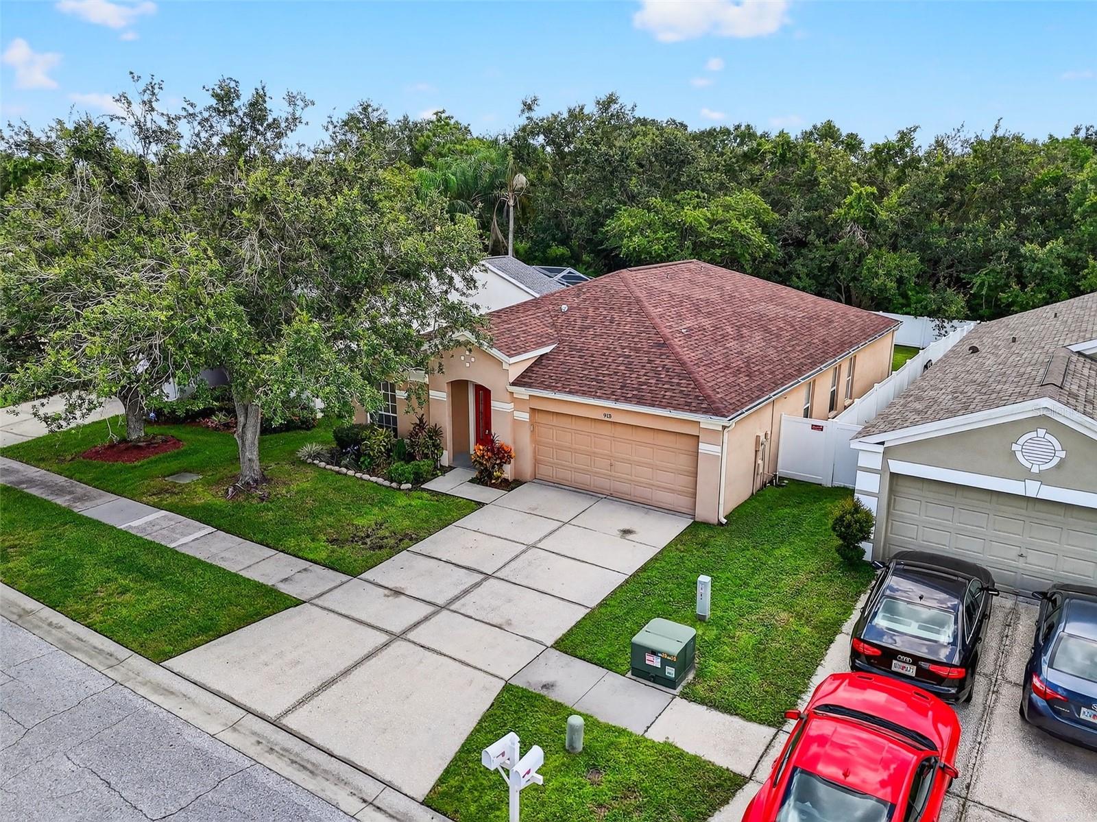 Aerial View Front Exterior