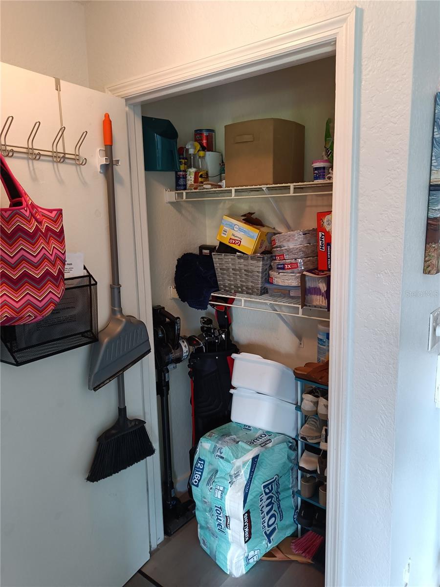 Foyer closet