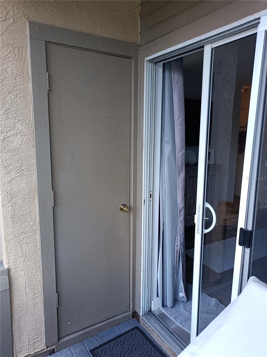 Patio storage