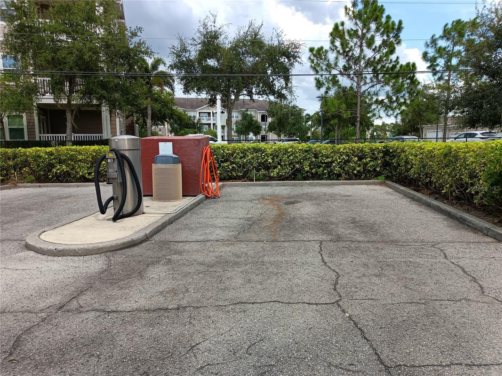 Car wash area