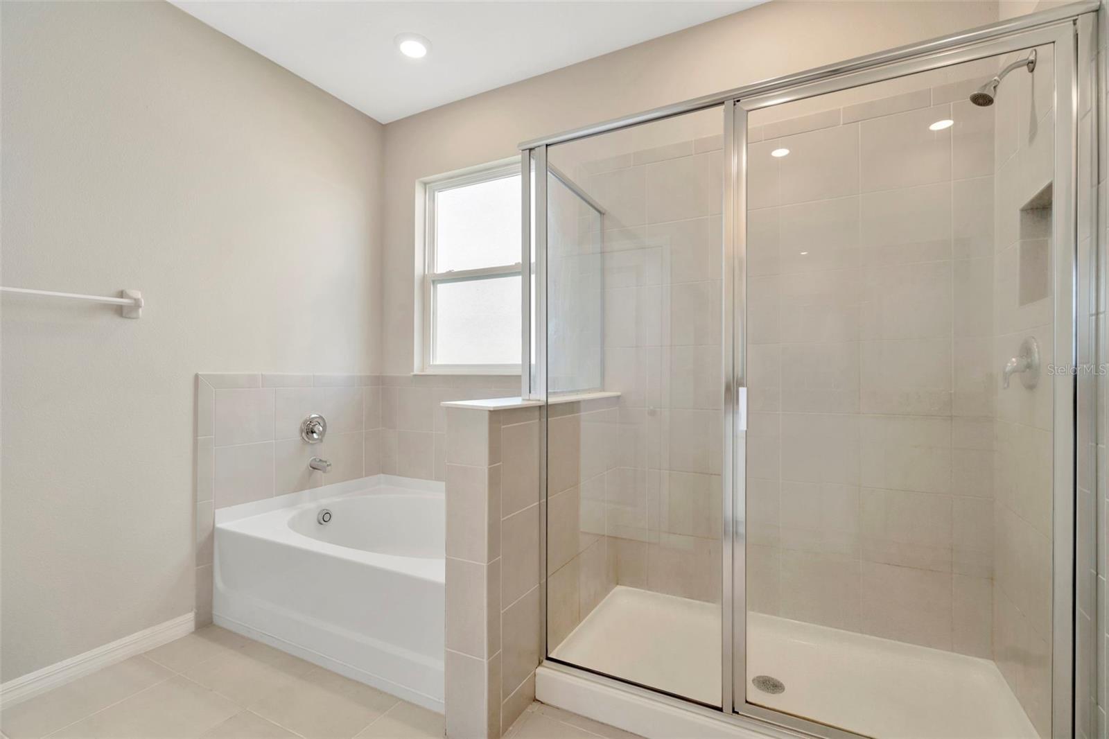 Primary bathroom with garden tub