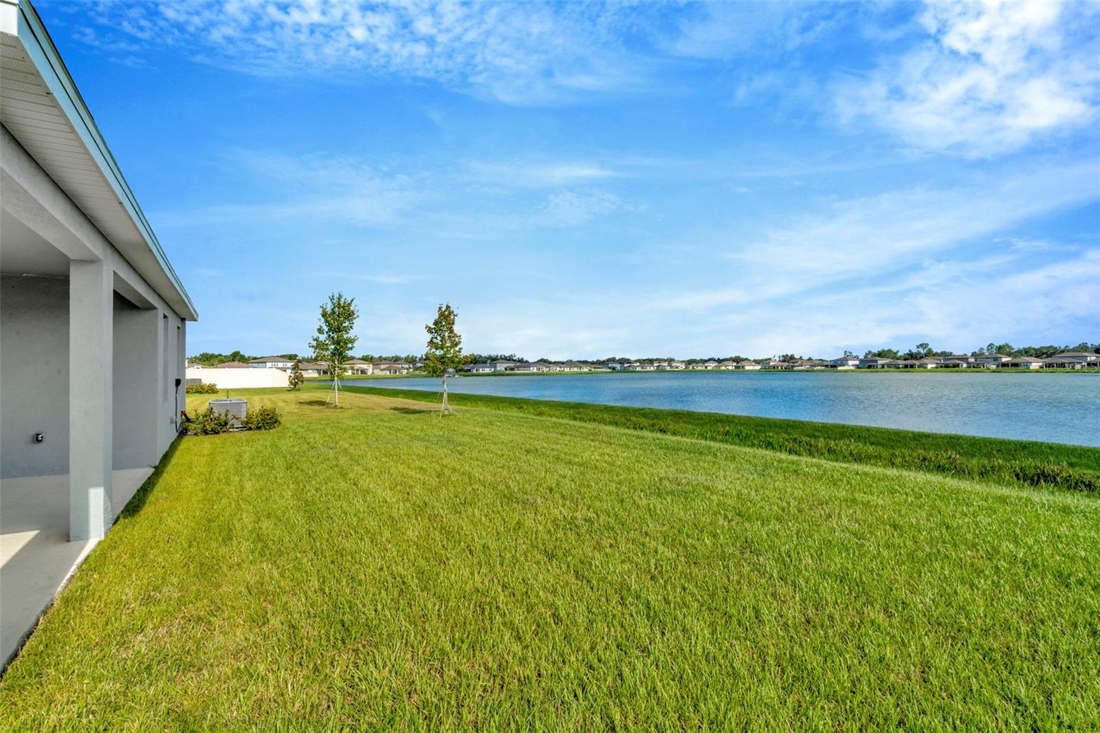 Your backyard with plenty of room for a pool