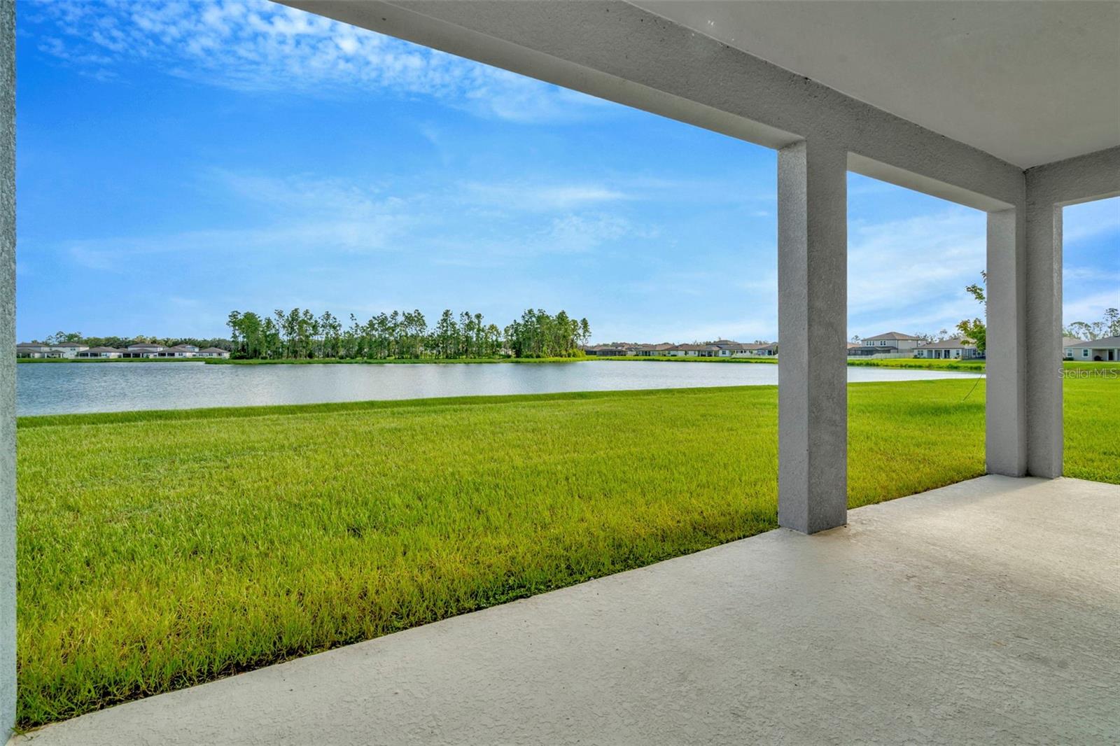 Your lanai facing the lake