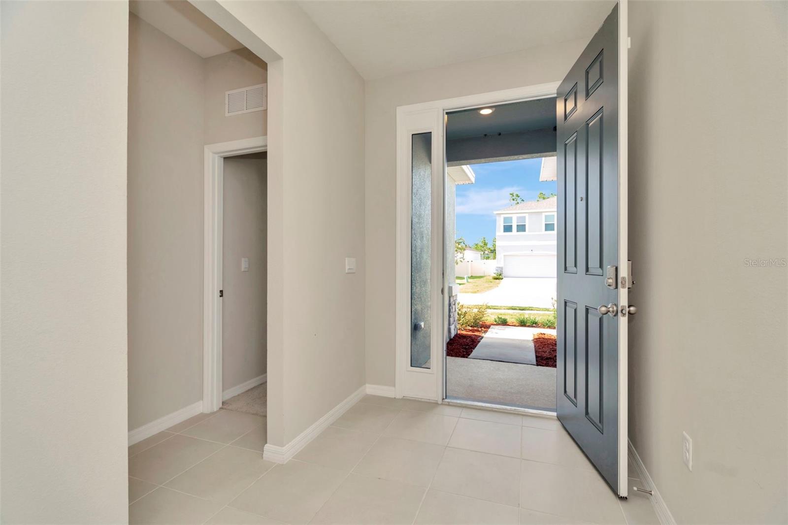 Enter into your new home.