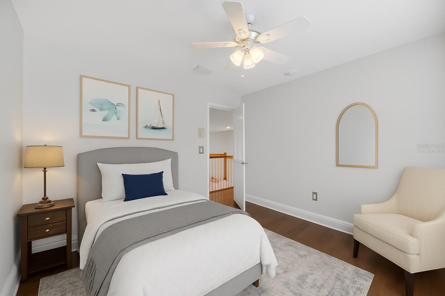Fourth bedroom - virtually staged