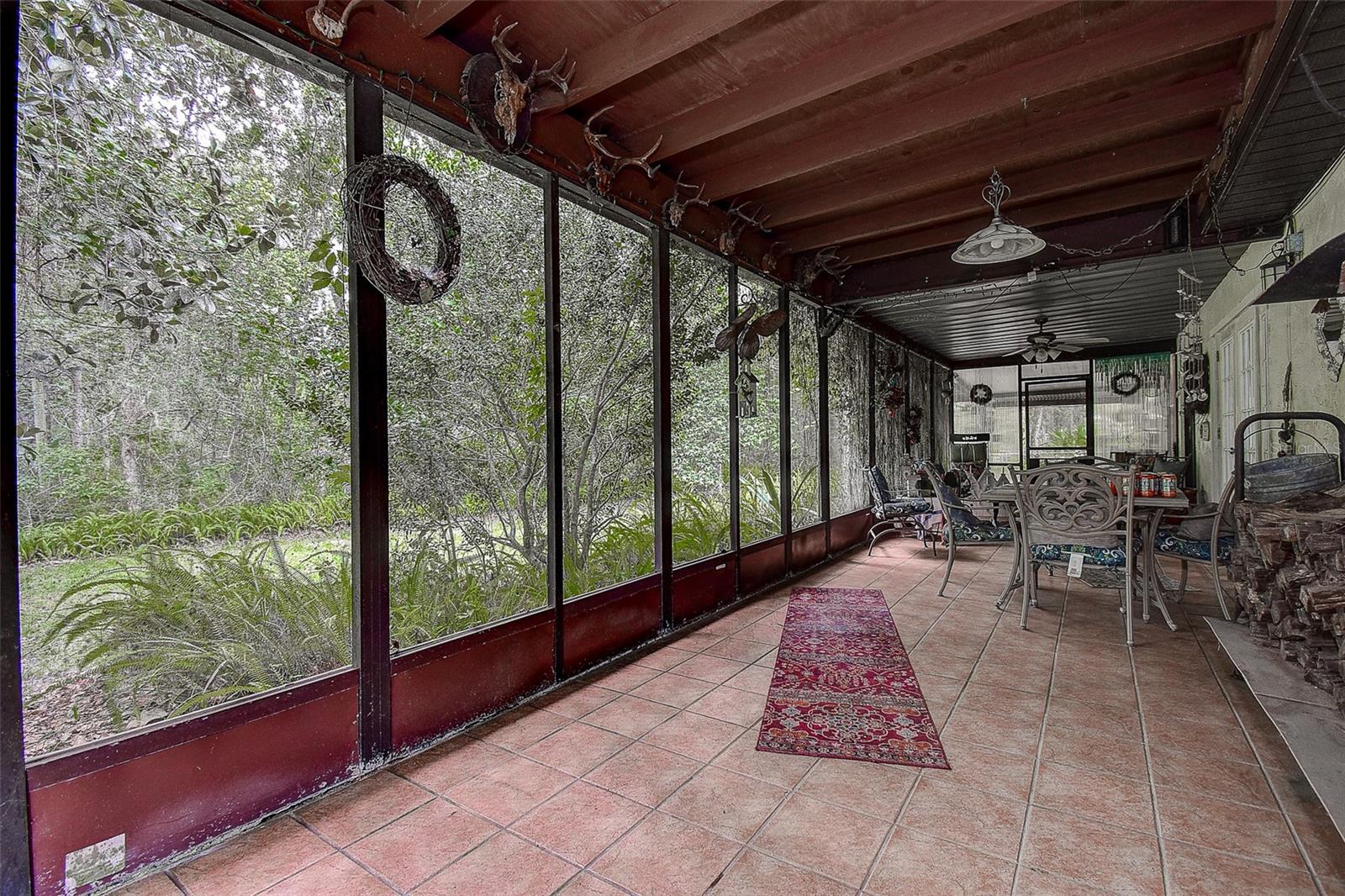 Back screened porch