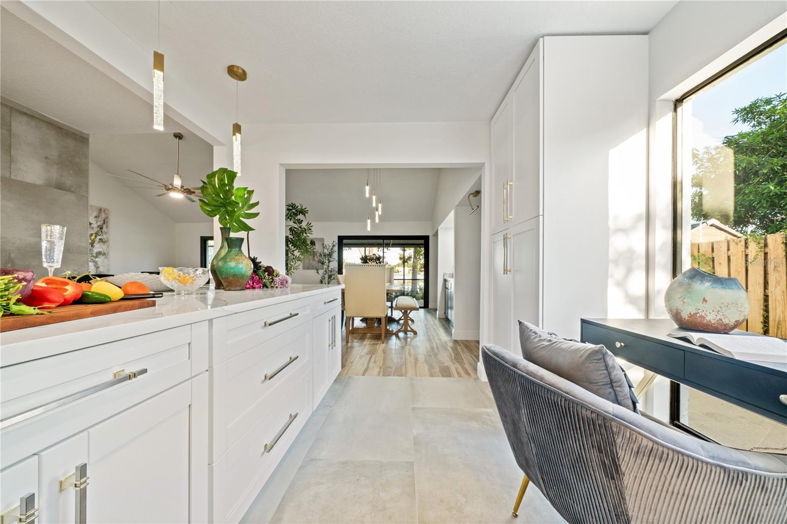 bright kitchen