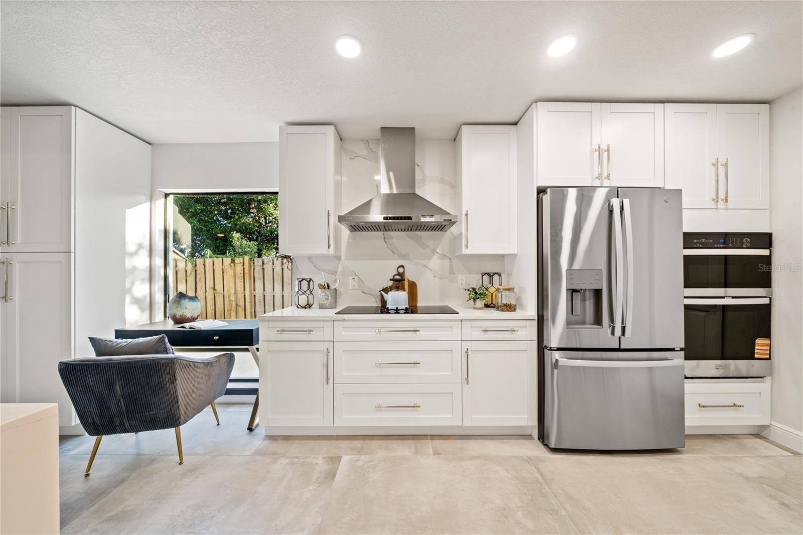 all new appliances, sleep vent hood