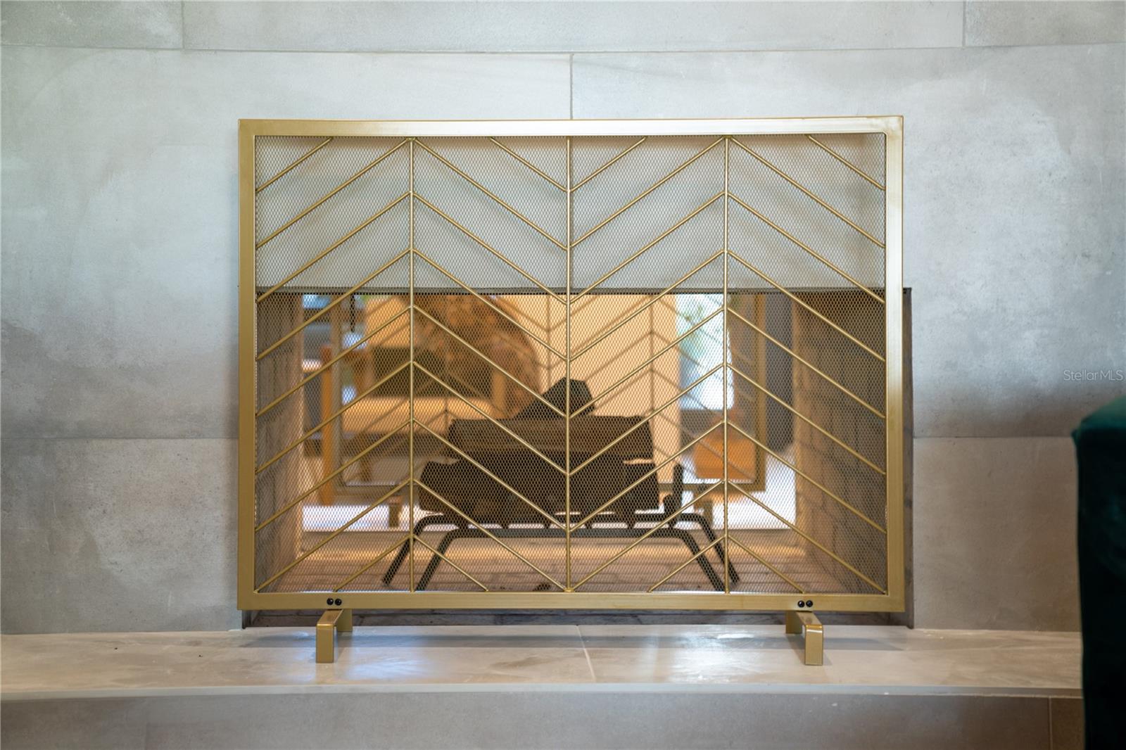 double sided fireplace