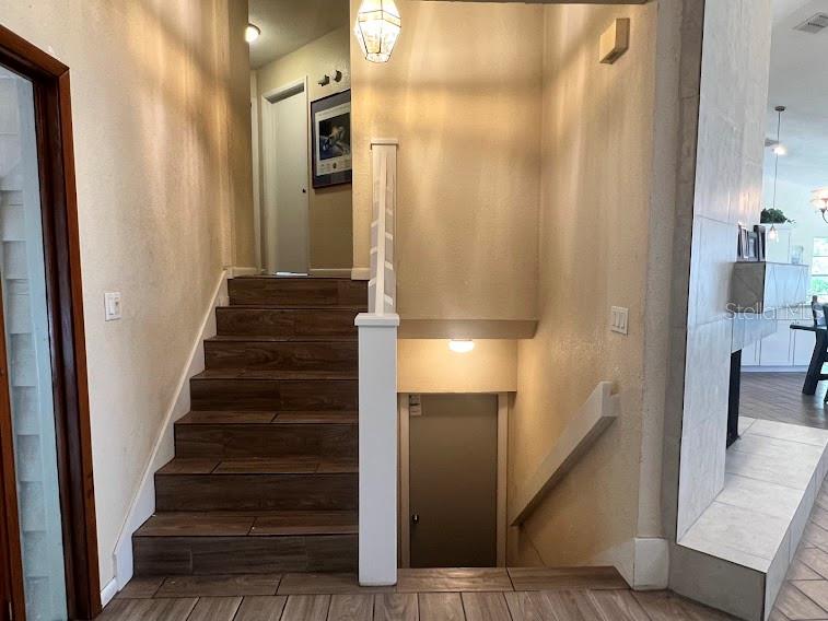 Stairs up to otherj Bedrooms.