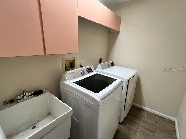 Laundry room inside.