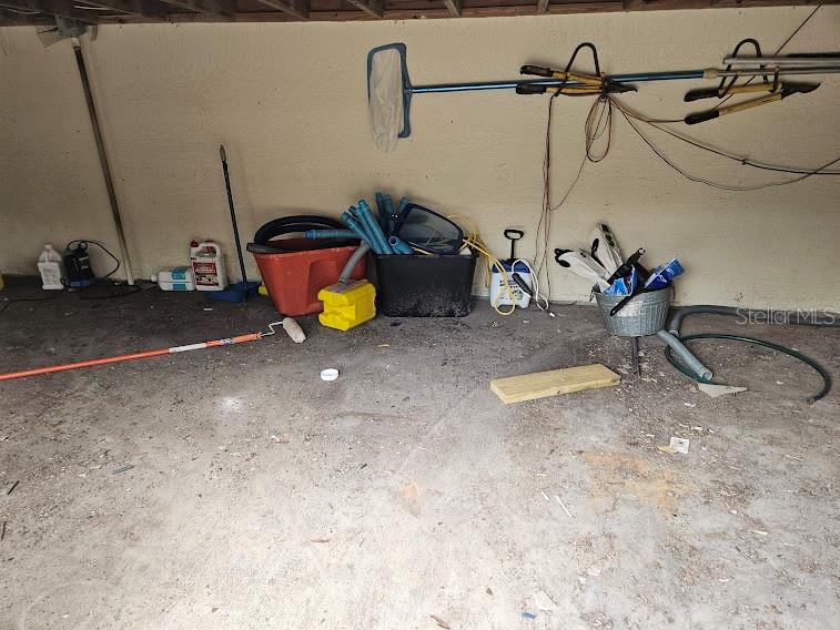 Another Storage Area by the pool.