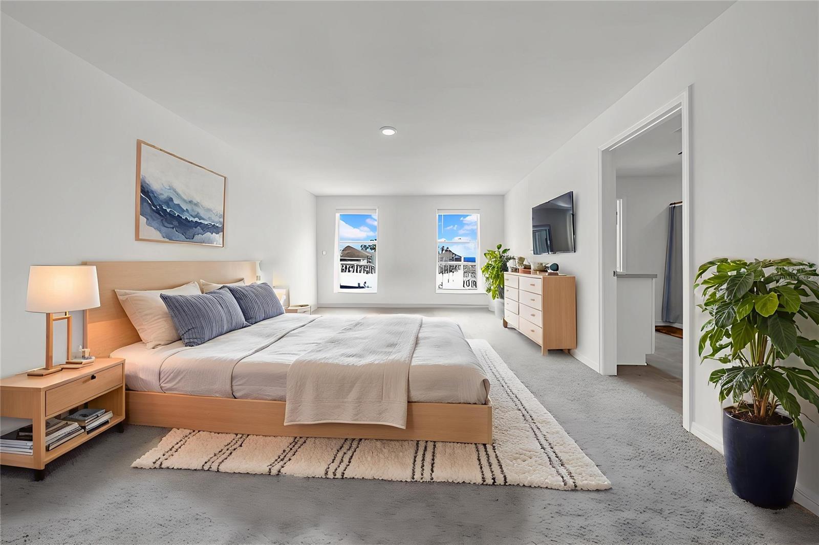 Primary Bedroom - Virtually Staged