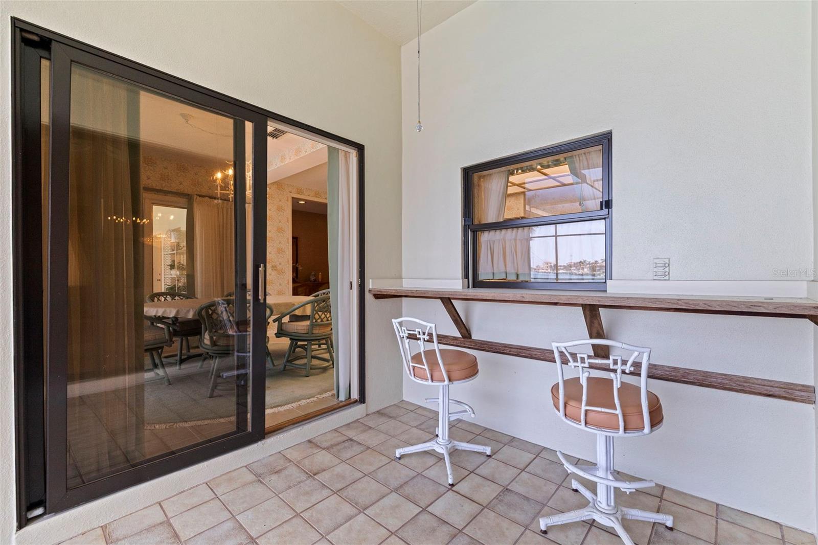 Patio outside the breakfast nook