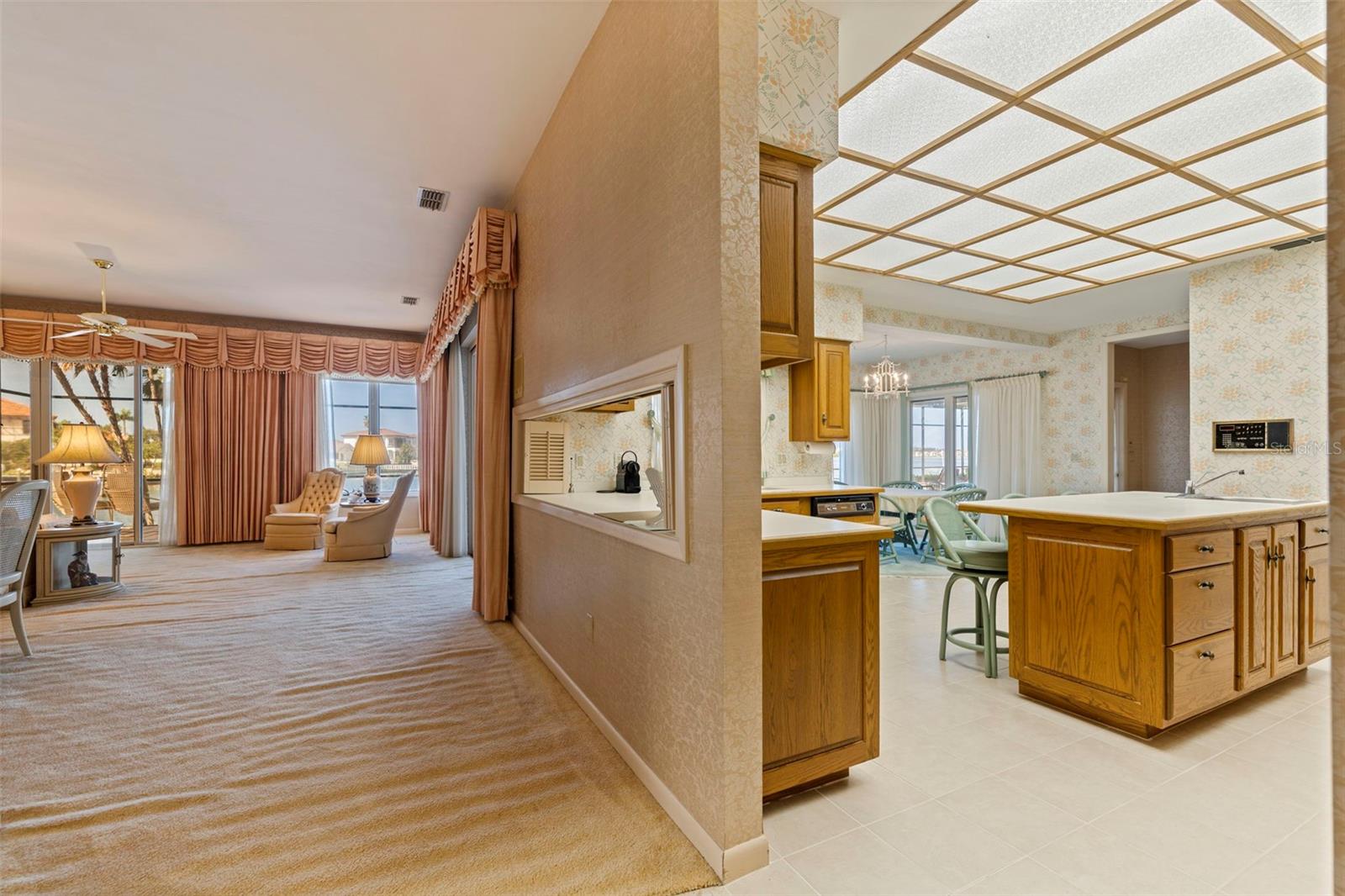 Formal Dining/Living Room & Kitchen
