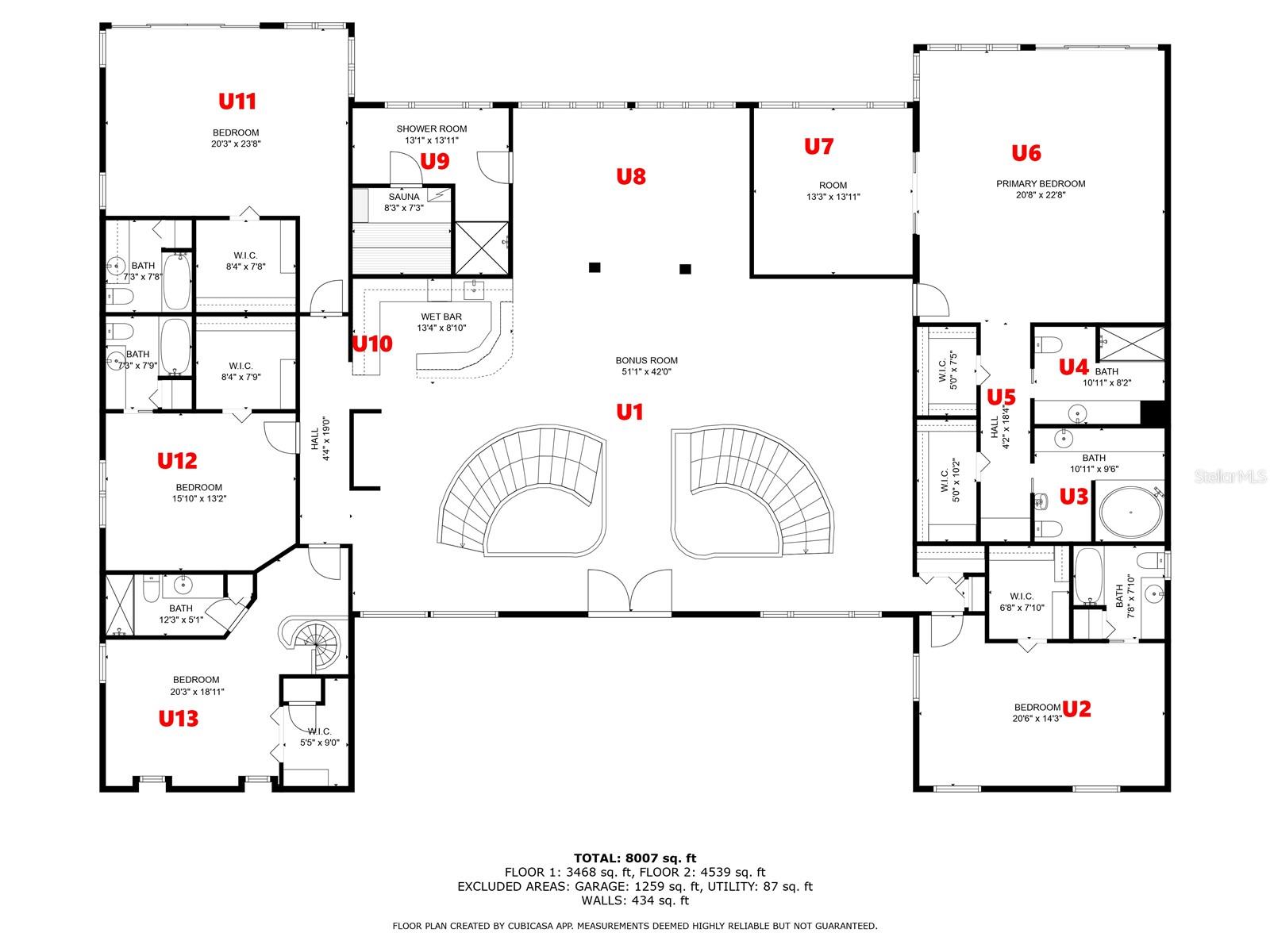 UPSTAIRS FLOOR PLAN