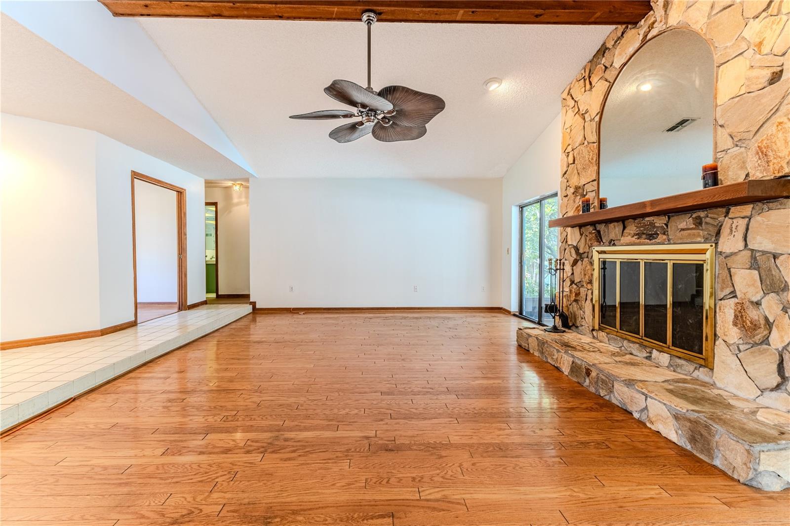 Wood Burning Fireplace