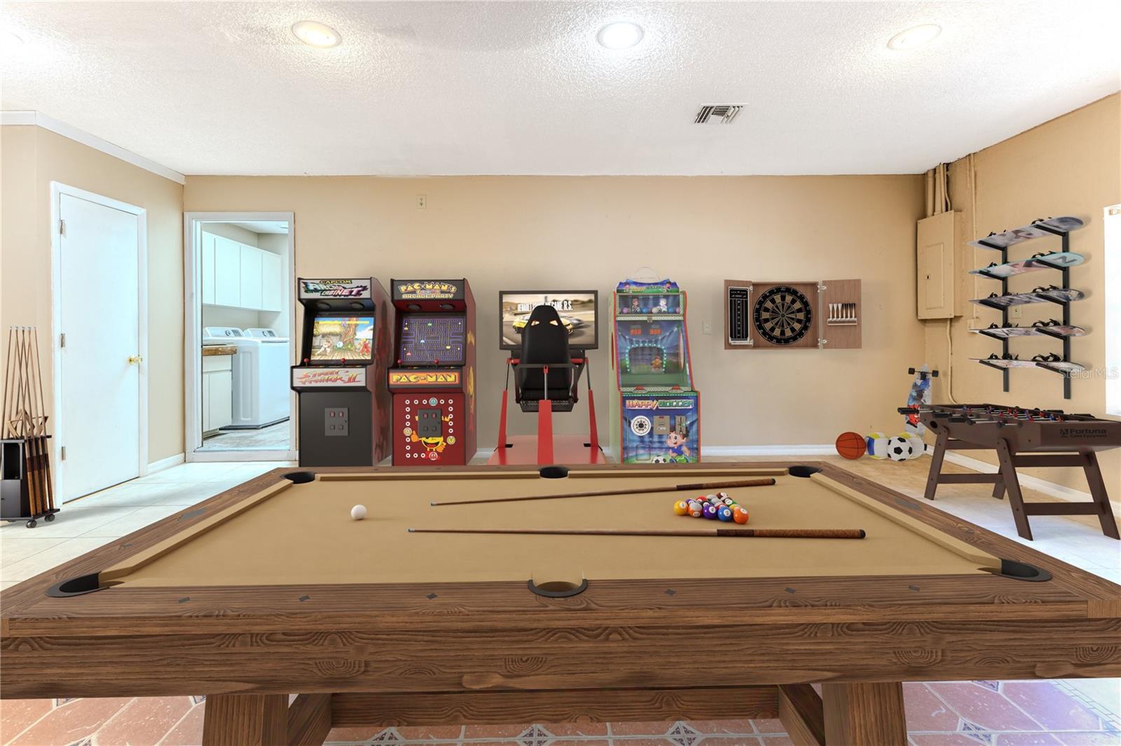 Bonus Room Staged as Play Room