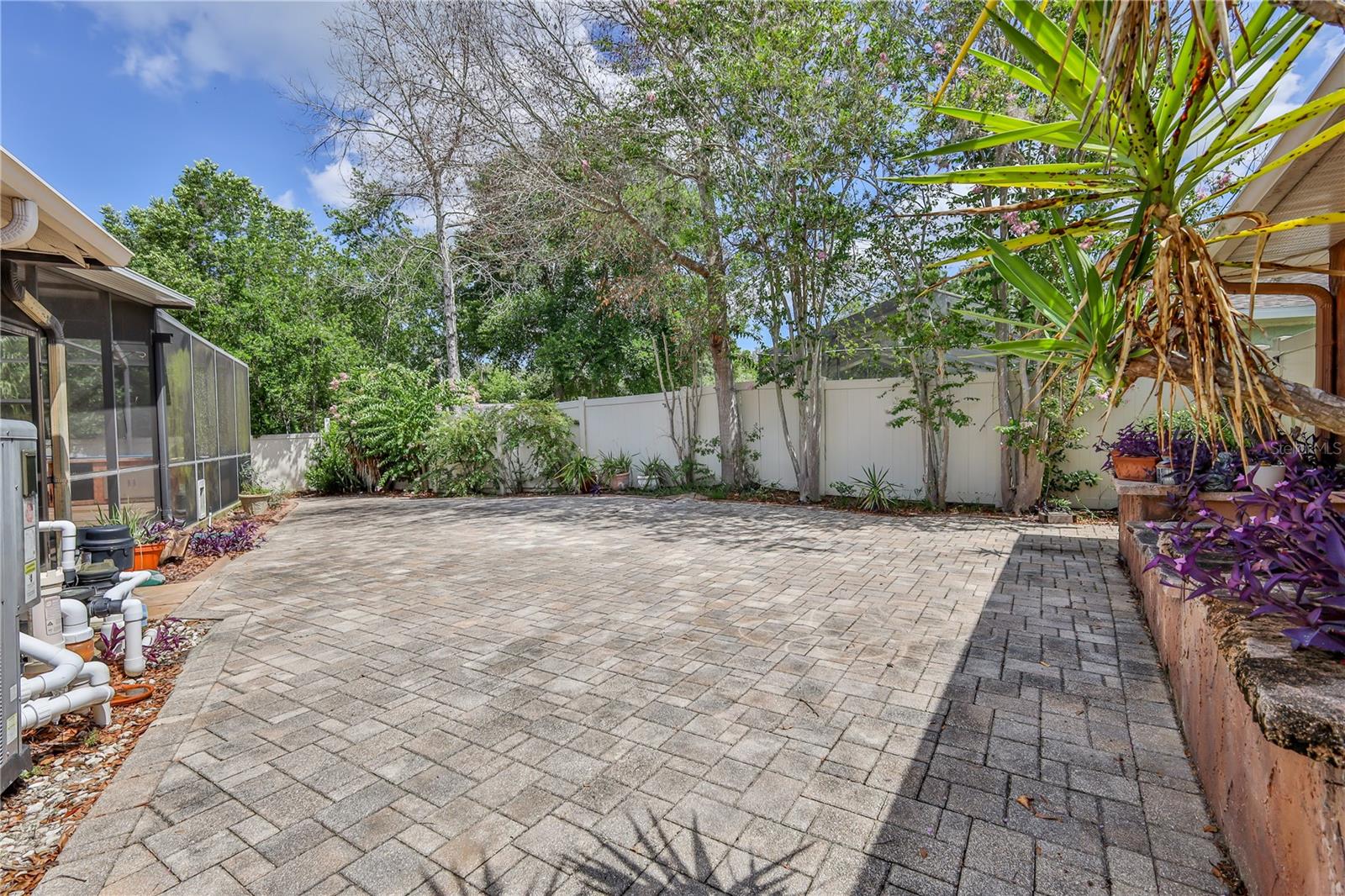 Separate Patio with Fountain - Private