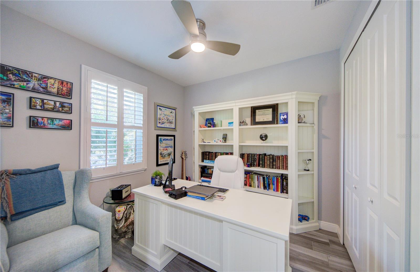 4th bedroom currently used as an office to left as you enter home