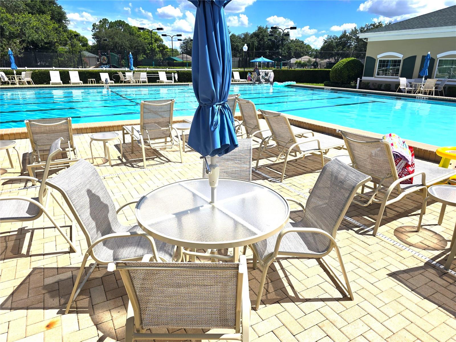 Community Pool & New Pool Furniture