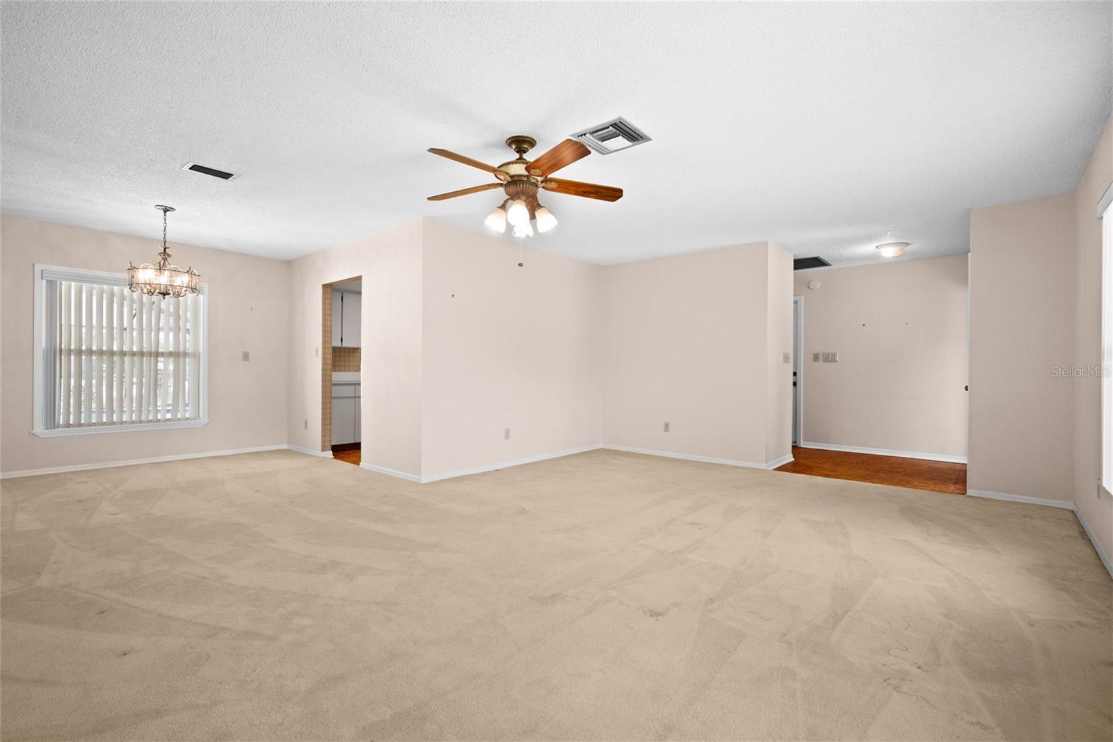 Living Room/ Dining Room combo