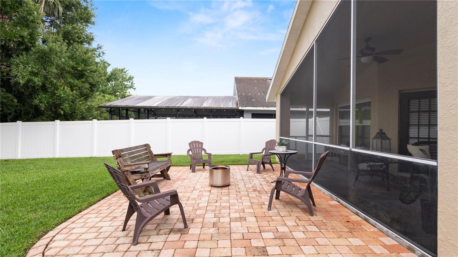 Back patio to relax on