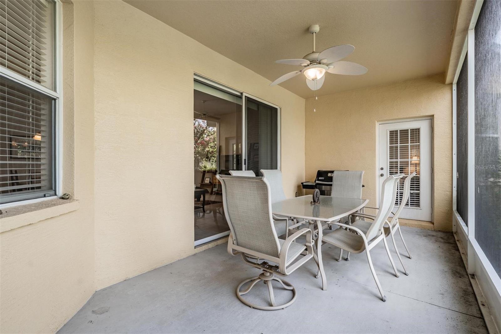 Screened in patio
