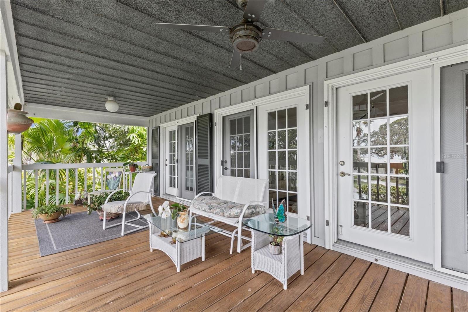 front entrance door off the veranda