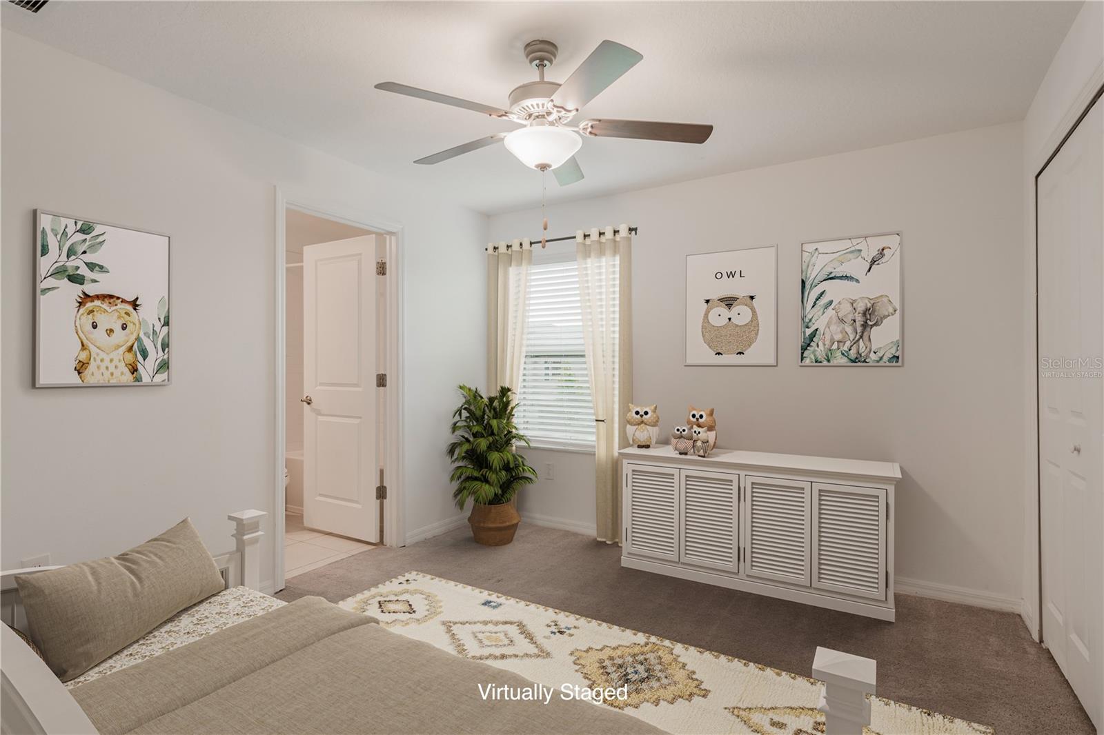 Bedroom 2/Virtually Staged