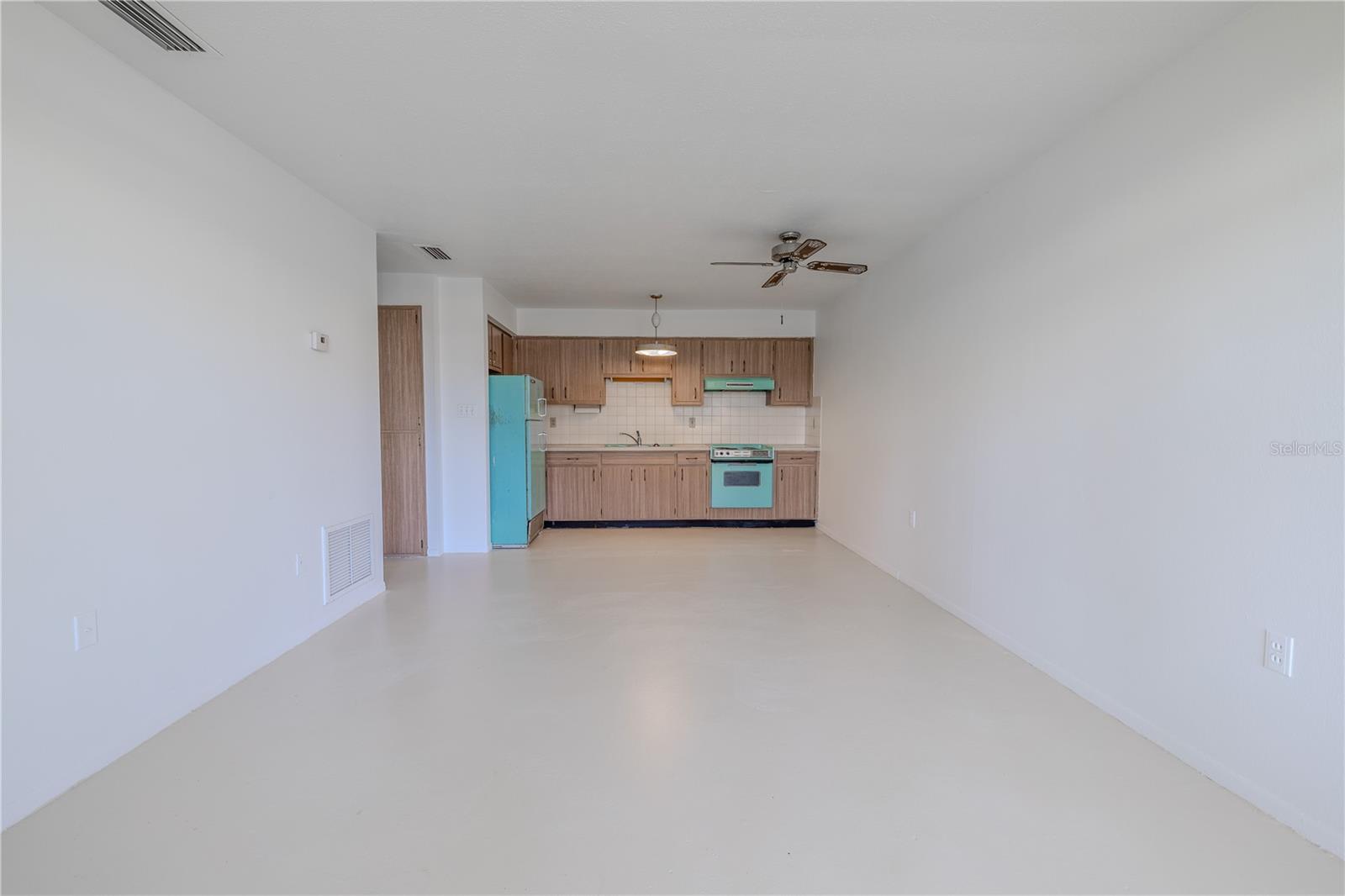 Freshly painted walls and neutral flooring create a clean, airy atmosphere and a blank canvas ready for your personal style.