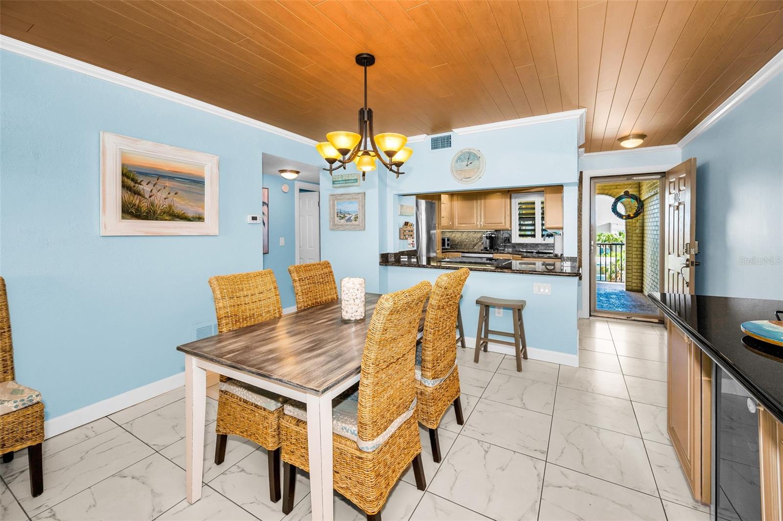 Dining area off the Kitchen