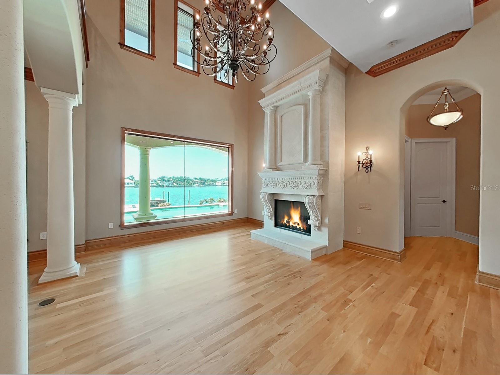 Foyer Looking to Living Room