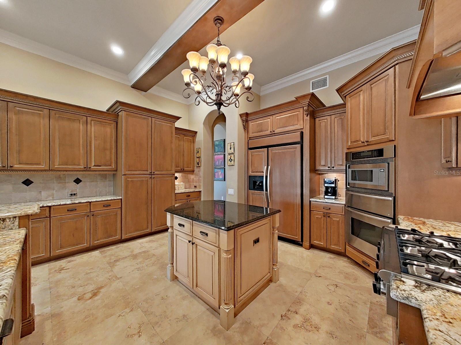 Gourmet kitchen