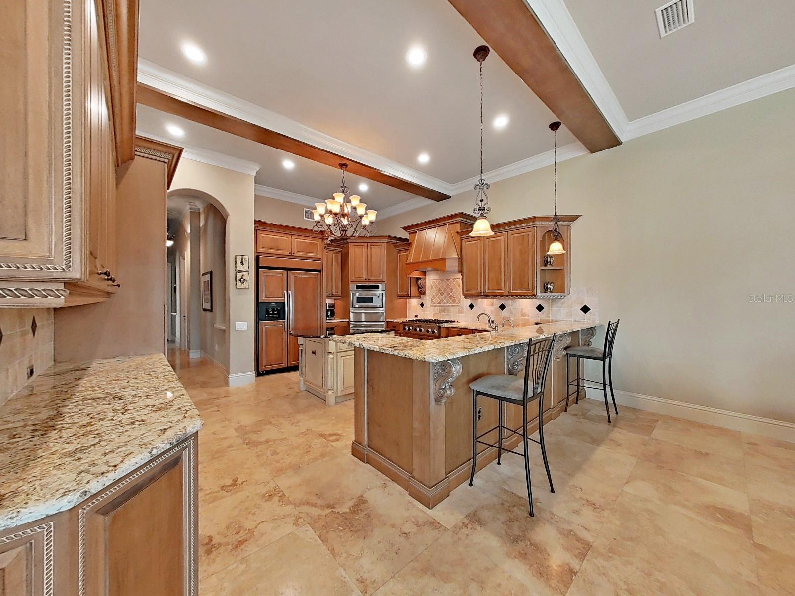 Coffee bar to kitchen View