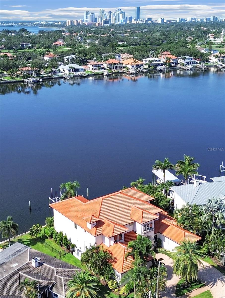 Smacks Bayou withST PETE SKYLINE VIEW!