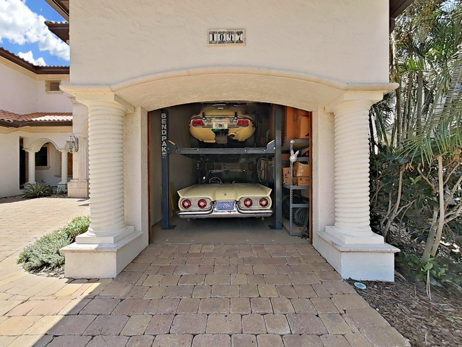 Classic Car Garage with Lift
