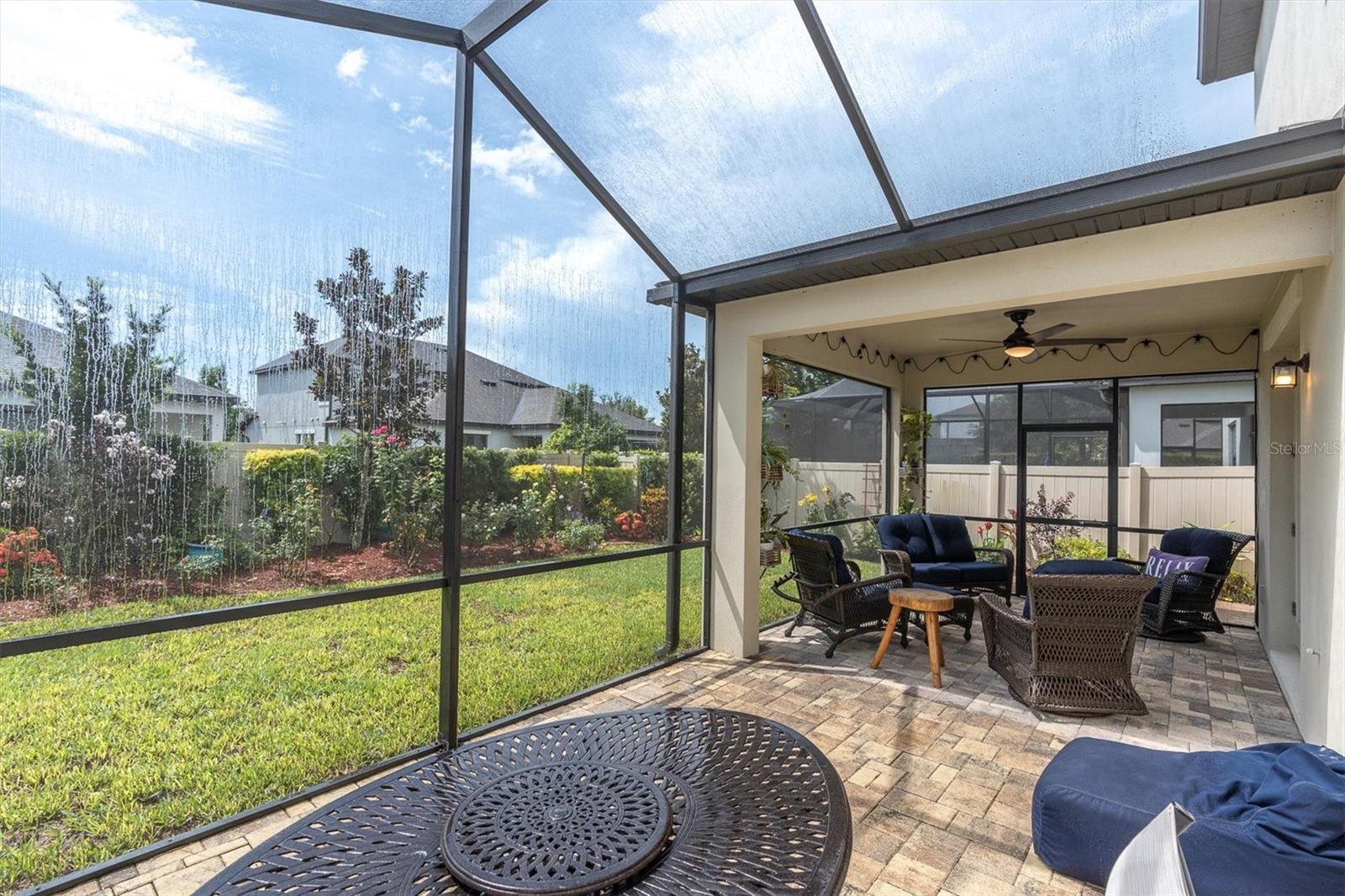 EXTENDED SCREENED LANAI