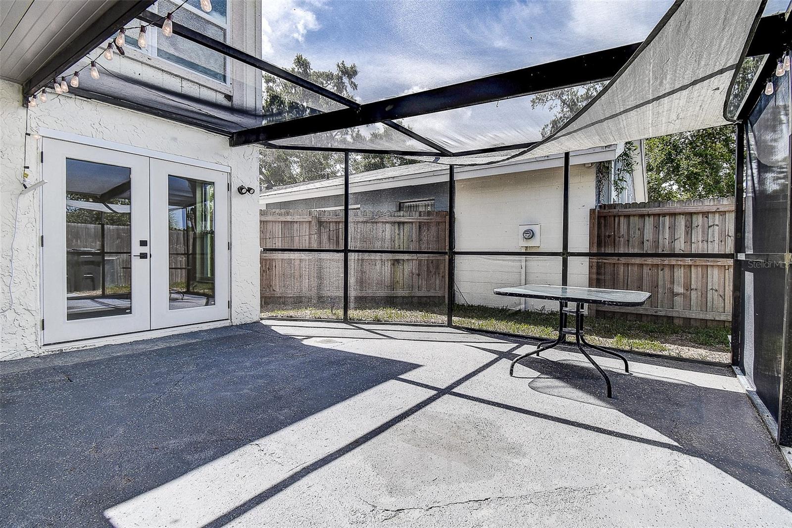 Front Screened Enclosure