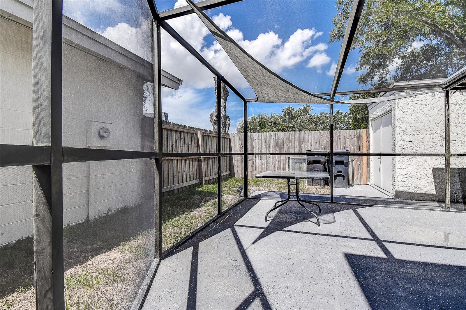 Front Screened Enclosure