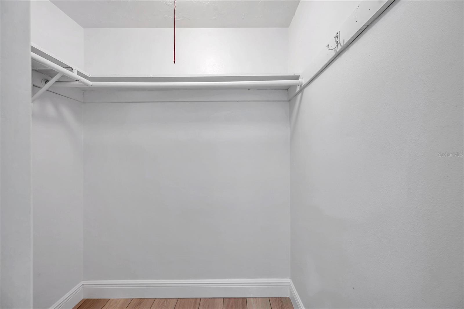 Primary walk in closet